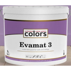 Colors Evamat 3 глибоко матова фарба з уповільненим часом висихання 9л