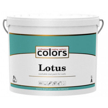 Colors Lotus латексна фарба, стійка до миття 9л