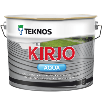 Teknos KIRJO Aqua – краска для крыши, металла